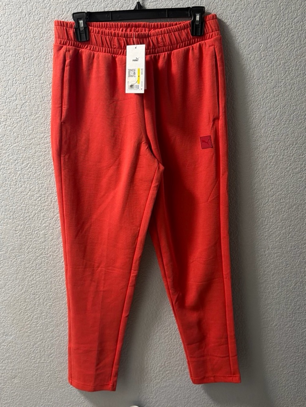 Puma Kids Coral-Red Jogger Sweatpants